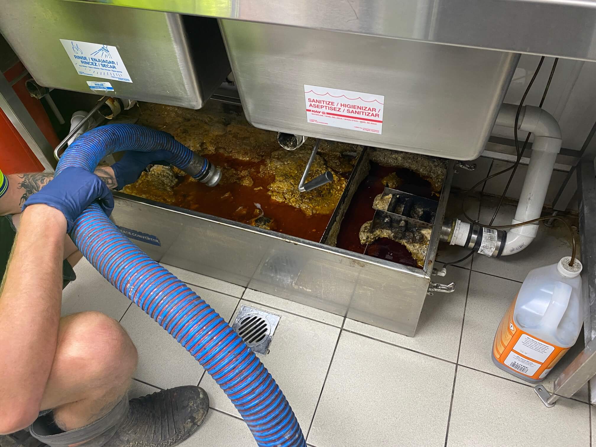 Grease Trap Cleaning in Fridley